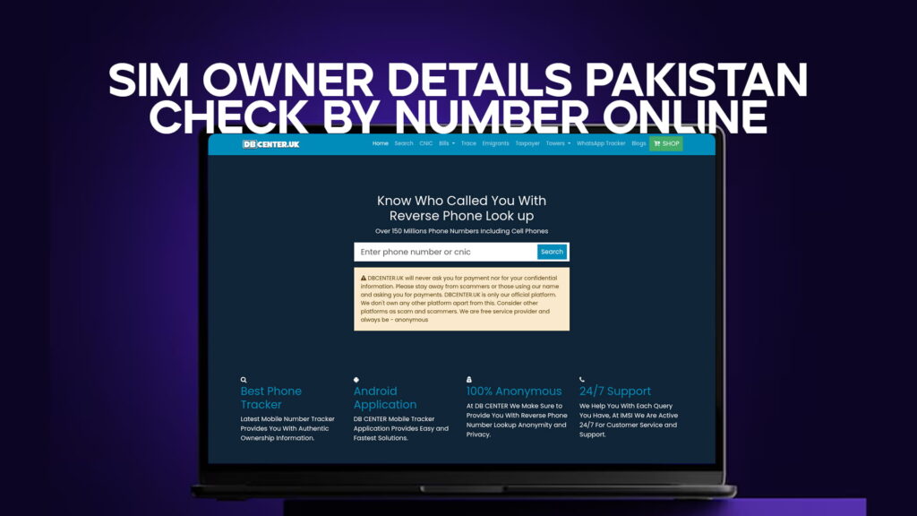 SIM Owner Details Pakistan – Check by Number Online
