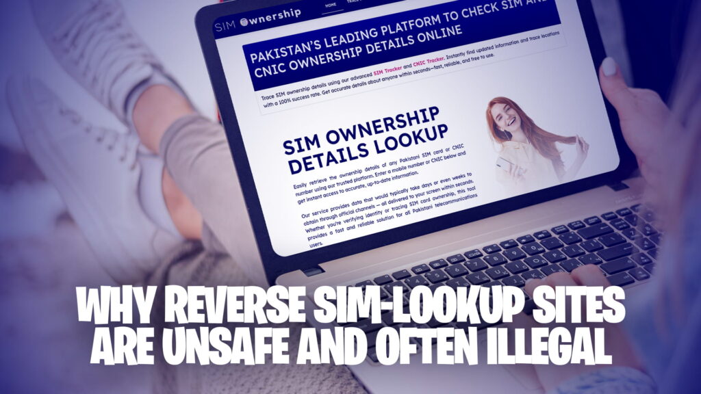 Why Reverse SIM-lookup Sites are Unsafe and Often illegal